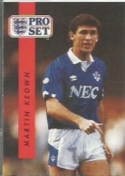 Martin Keown Pro Set 1991 Everton 74